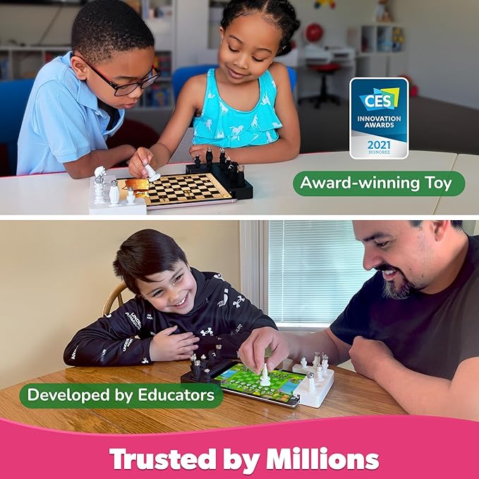 PlayShifu Tacto Chess – App-Based Interactive Chess with Real Figurines | STEM Learning & Educational Toy for Ages 6+ | Story-Based Puzzles | Gift for Boys and Girls