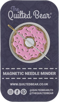 The Quilted Bear Needle Minder - Needle Minder Magnet for Keeping Sewing & Embroidery Needles, Cross Stitch Needles Safe - Stress Free Stitching Cross Stitch Supplies & Embroidery Supplies (Donut)