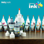MaxMark Premium Refill Ink for self Inking Stamps and Stamp Pads, Brown Color - 1 oz.