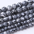90PCS 4MM Black Malachite Beads Natural Gemstone Round Stone Beads for Jewelry Making DIY Energy Stone Healing Power Bracelet 15"