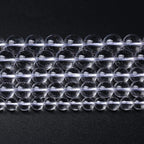 AAAAA Natural Clear White Crystal Quartz Beads Round Loose Spacer Beads for Jewelry Making DIY Bracelets Crystal Energy Healing Power Stone 32pcs 12mm 15 Inch