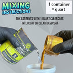 LiME LiNE Sprayable Metal Flake Paint Additive: Solvent Resistant Glitter for Automotive Custom Painting (Turquoise)