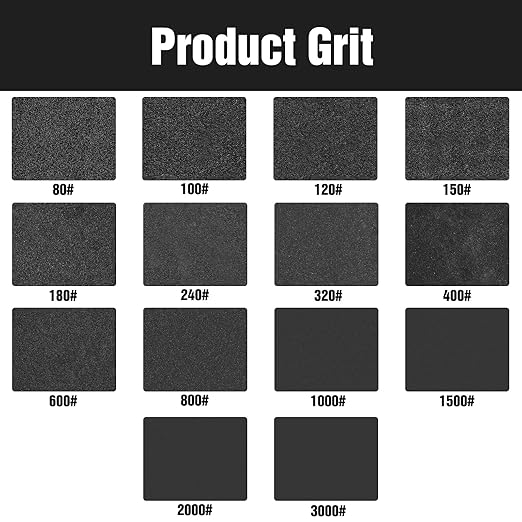 100 Pcs 5 inch Wet Dry Sanding Discs Grit 2000 Hook and Loop 8 Hole Silicon Carbide Orbital Sander Sandpaper