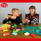 Pepy Plastilina Reusable and Non-Drying Modeling Clay; Set of 24 Bars, 1.4 Ounce Each, Perfect for Arts and Crafts Projects, Pink