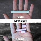 Yellow Chalk 100PCS, Low Dust Chalks Stick Bulk for Chalkboard Blackboard Non-Toxic