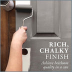 AMY HOWARD AT HOME Chalk-Based One Step Paint for Furniture, Cabinetry, Decor, Finish, and More | No Stripping, Sanding, or Priming | Medium Base | 32 Ounce | Selznick Grey