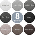 Linen Fabric-Covered Twist Pins - 8 Colors Upholstery Pins & Bed Skirt Pins -Used to Secure Sofa Cushion, Armrest Covers, Furniture & Bed Skir(12, Dark Gray)
