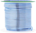 Mandala Crafts 16 Gauge Anodized Aluminum Craft Wire for Jewelry Making - 100 FT Colored Flexible Ice Blue Wire - Bendable for Bonsai Armature Crafting Sculpting