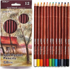 BEMLP 12 Non-toxic Professional Soft Pastel Pencils Drawing Sketches Colored Pencils For Drawing School Lapices De Colores Stationery
