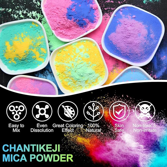 Mica Powder,7.05OZ（200g）,Violet Mica Powder Pigment for Epoxy Resin，Lip Gloss，Car Paint，Dye，Soap Making，Nail Polish,Epoxy Resin,Candle Making,Bath Bombs