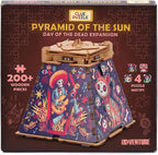 iDventure Cluepuzzle Expansion Day of The Dead | Wooden Puzzle with 200+ Pieces | Escape Room Game | Gift Box | 4 Designs | Puzzle Size 20x12 cm | Wooden Puzzles for Adults and 10+ | Gift | Hobby