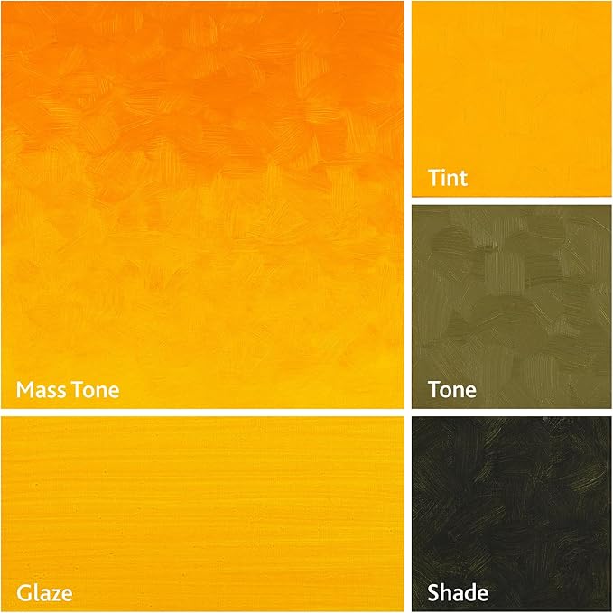 Tusc & Pine Artist Oil Paint - Permanent Yellow Medium, 150 ml, Non-Yellowing, Rich & Creamy Consistency, Maximum Pigment Load, Small Batch Milled Oil Paints Made in the USA for Professional Artists