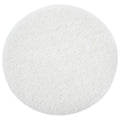 White Buffing and Polishing Pad with Hook and Loop Back | Apply Hard Wax Oils and Stain (20, 3 inch)