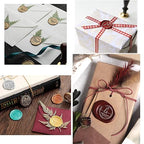 6 Pieces Sealing Wax Sticks with Wicks for Letter Seal Wax Stamp,Wedding Invitations, Packaging Decoration,Christmas Gift Ideas (Wine Red)