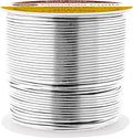 Mandala Crafts 18 Gauge Anodized Aluminum Craft Wire for Jewelry Making - 100 FT Colored Flexible Silver Tone Wire - Bendable for Bonsai Armature Crafting Sculpting