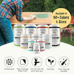 Chalky Chicks All-in-One Chalk Paint for Furniture or Cabinet - 8 Fl Oz - Matte Finish Tuscany (Yellow) for Metal, Wood Furniture Paint - No Sanding All-in-One for Home Decor & Crafts, USA Made