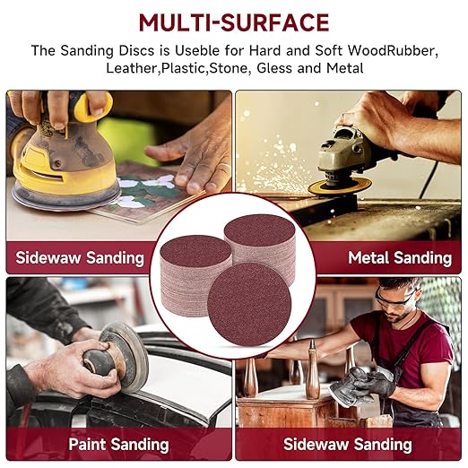 5 Inch 100 PCS Sanding Disc 800 Grit,Hook and Loop Sanding Discs for Random Orbital Sander