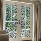 DKTIE Window Privacy Film Frosted Glass Static Cling UV Sun Blocking Heat Control Window Tint Day and Night Insulation Home Bathroom Door Decorative (S166, 23.6'' x 78.7'')