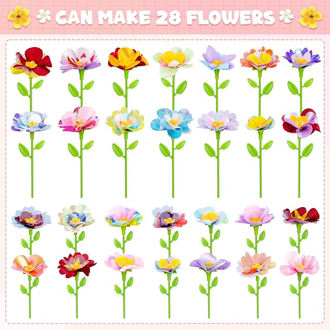 DIY Fabric Flower Bouquets Toys Accessories - Flowers Market Toy Accessories - Arts & Crafts Toy Accessories