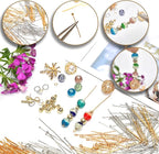 150pcs Silver Filled Eye Pins Non Tarnish Craft Earring Bracelet Jewelry Making Accessories Supplies (40mm (1.57in), Silver-Eye Pin)