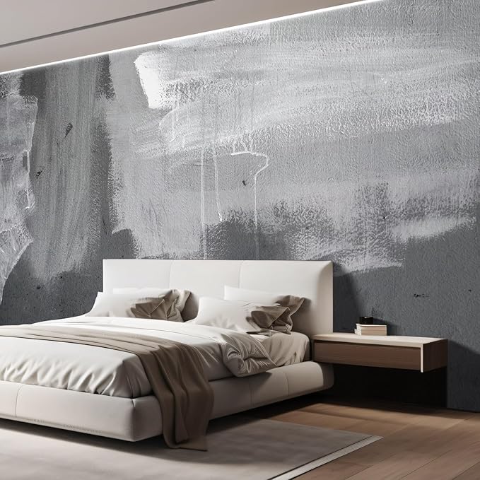 wall26 Grunge Concrete Wall Removable Wall Mural | Self-Adhesive Large Wallpaper - 120x192 inches