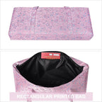 American Mahjong Game Set, 166 Pink Tiles, Pink Bag and Entire Accessories, 4 All-in-One Rack/Pushers, Mahjong Tiles Set