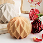 Diamond Ball Mold Ball Candle - Resin Casting Silicone Molds for Home Decor & Candle Making Wave Spiral Mold