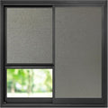 rabbitgoo Privacy Window Film, Static Cling Privacy Film for Glass Windows, Removable Grey Frosted Sun Light Blocking Coverings House Tint for Home Bathroom Garage, Taupe, 23.6 x 78.7 Inches