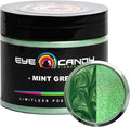 Eye Candy Pigments Premium Green Mica Powder - Mint Green (50gr) - for Epoxy, Resin, Soap, Paint, Woodworking, Acrylic Pouring, Bath Bombs, Fishing Lures - DIY Arts and Crafts Additive