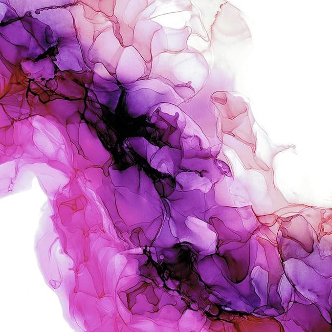 Pixiss Purple Alcohol Ink Set - 5 Shades of Highly Saturated Alcohol Ink for Epoxy Resin Supplies, Yupo Paper, Tumblers, Coasters - Resin Colorant for Epoxy Resin and Resin Art Supplies