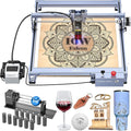 Creality 10W Laser Engraver, Falcon Pro with 3-in-1 Laser for Wood Engraving, 72W Efficient Laser Engraving Machine Fit, for Wood, Metal, Paper, Acrylic, Leather, Glass Tumbler Ring, 17" x 16"
