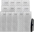 Diamond Sharpening Stone for 13 Pcs Diamond Plate Honing Stone for Kitchen Sharpening Dull Knives Grindstone