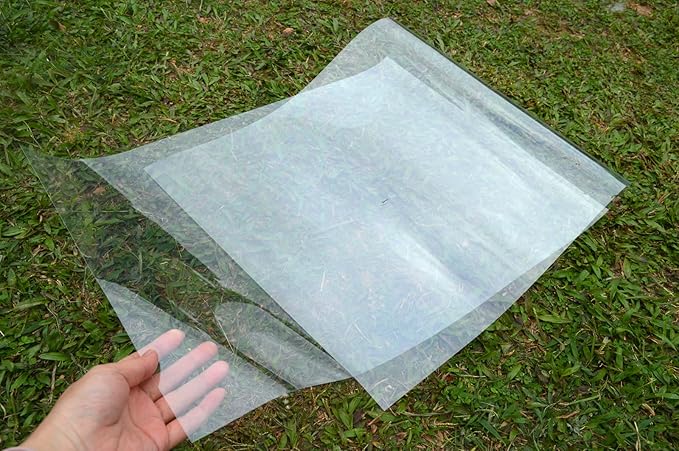 BANLTRE 18"x48" 5 Pieces Clear Blank Stencil Acetate Mylar for Craft,Silhouette Vinyl Cutting – Craft Material Making Sheets