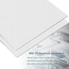 6061 Aluminum Sheet Plate, 10" x 14" x 1/4" Thickness Heavy Duty Aluminum Sheets Plates with Protective Film, Rectangle Aluminum Plate Solid Metal Sheet Plate for DIY Projects Base Plate