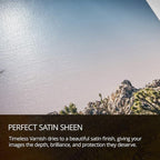 Breathing Color Timeless Archival Print Varnish - 1 Pint, Satin Finish, Premium Canvas Coating, Water Based UV Protection, 100+ Years Certified Archival