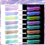 Ceya Highly Chameleon Mica Powder, 1.8oz/ 50g Jersey Devil Chrome Powder, Cosmetic Grade Pearlescent Effect Color Shift Pigment for Epoxy Resin, Makeup, Nail Polish, Soap Dye, Candle Making, Slime