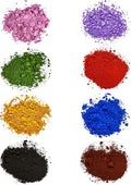 Pifito Oxide Pigment Colorants Sampler - 8 Beautiful Colors for Soap Making Supplies (.25 oz ea) - Red, Blue, Yellow, Pink, Green, Brown, Black, Violet - Bath Bombs Coloring Powder