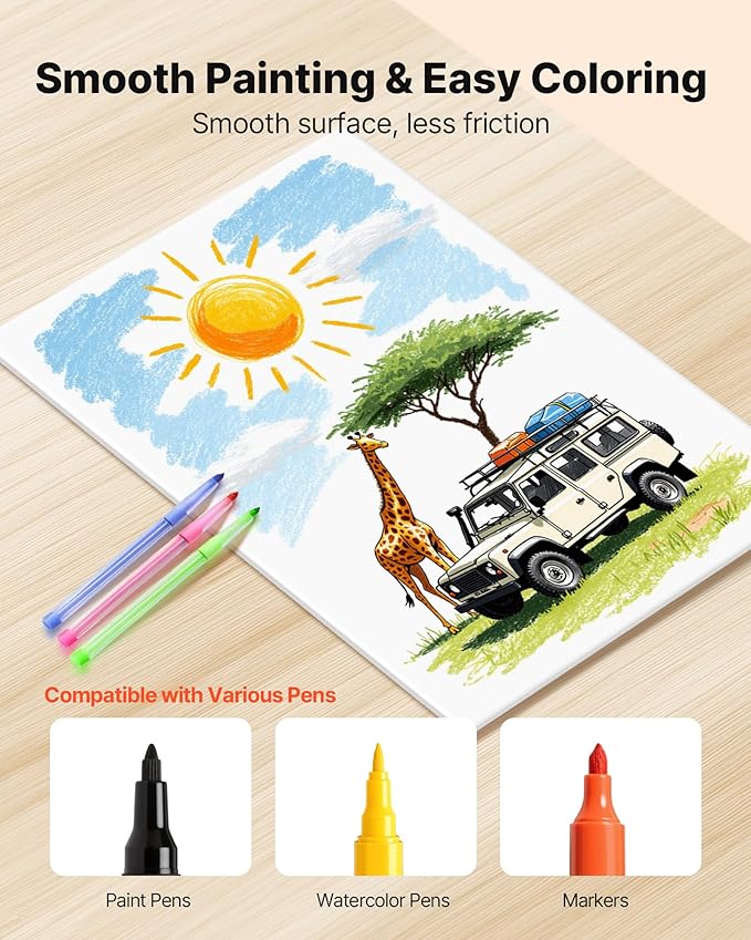 VEVOR Foam Board, 12 Pack 24 x 36 Inch, 3/16 Inch Thickness White Poster Board, Acid-Free Double Sided Foam Core Sheets for Mounting, Crafts, Paintings Prints, Art, Display, Presentation and Projects