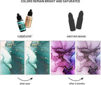 Alcohol Ink Set #11: Matched Color Combination of Alcohol Inks, 4 pcs. 0.51 fl oz (15 ml) Each