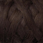 Natural Wool Bulk roving, 4 lb. Best Wool for Spinning, arm Knitting, Felting, Chunky Blankets and Tapestry. Natural Colors, un-Dyed. (Dark Chocolate, 4 lb)