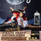 Hanaive 100 Pcs Pirate Coins Plastic Coins Kids Fake Play Coins Replica Spanish Doubloons St. Patrick's Coin for Pirate Party Treasure Chest Board Games Tokens Toys Cosplay (Gold, Silver, Bronze)