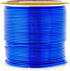 Mandala Crafts 18 Gauge Anodized Aluminum Craft Wire for Jewelry Making - 100 FT Colored Flexible True Blue Wire - Bendable for Bonsai Armature Crafting Sculpting