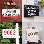 BAMIDELE 3 Inch Alphabet Letter Stencils for Painting, 66 Pcs Reusable Plastic Calligraphy Letter Stencils and Numbers Template Kit for Painting on Wood, Chalkboard, Fabric, Door Porch, Wall Art