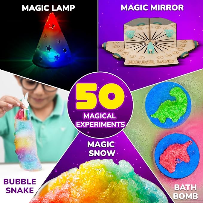 Smartivity Magic Science Kit for Kids Ages 4, 5, 6, 7, 8 Years | 50+ Amazing Science Experiments I Birthday Gifts for Boys & Girls | I Educational Toy for Kids Age 4-8 Years Old