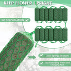 Preboun 14 Pcs Floral Foam Garland 27.6ft Absorption Flower Holder Plant Foam Flower Green Sponge Foam for Wedding Arch Door Tabletop Decoration Arrangement Home Garden Craft