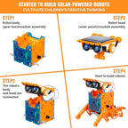 STEM 13-in-1 Education Solar Robot Toys for Age 8-12, DIY Building Science Experiment Robots Kit Birthday Gifts for 8 9 10 11 12 Years Old Boys Girls Kids Teens, Solar Powered by The Sun