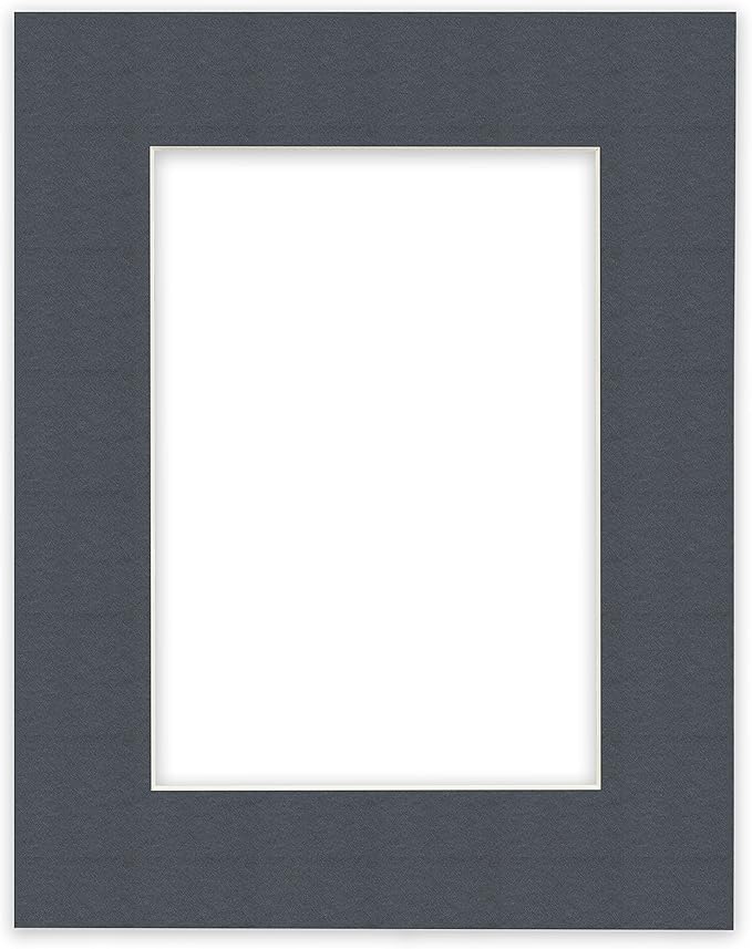 Craig Frames B573 Pre-cut Mat Board for 16x22 Print, 20x26, Graphite Black