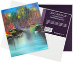 Centurion All-Media Primed Linen Panels - 6x18 3 Pack - 11oz Universal Primed Canvas Boards for Painting, Mounted on MDF Wood, Non-Warping, Ideal for Artists, Professionals, and Painters