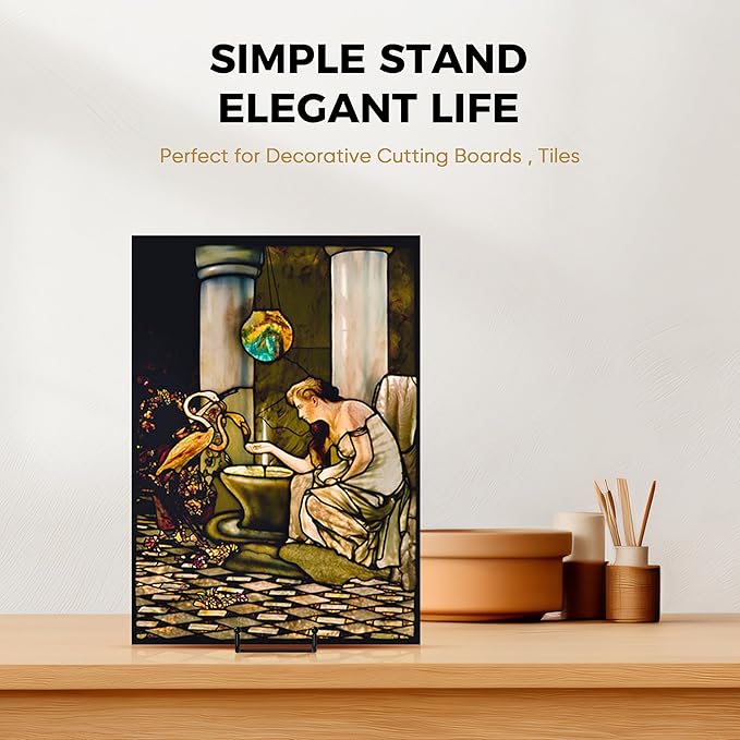 TR-LIFE 14 Inch Heavy Duty Plate Stand (2 Pack) - Metal Display Easel for Large Plates, Platters, Picture Frames, Signs, and Posters