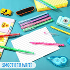 Epakh 36 Pcs Maze Puzzle Shape Ballpoint Pen with Built in Ball Novelty Creative Pens Blue Ink Fidget Maze Toy Stress Relief Puzzle toys for Adult Kids Office School Party Favor, Bright Colors